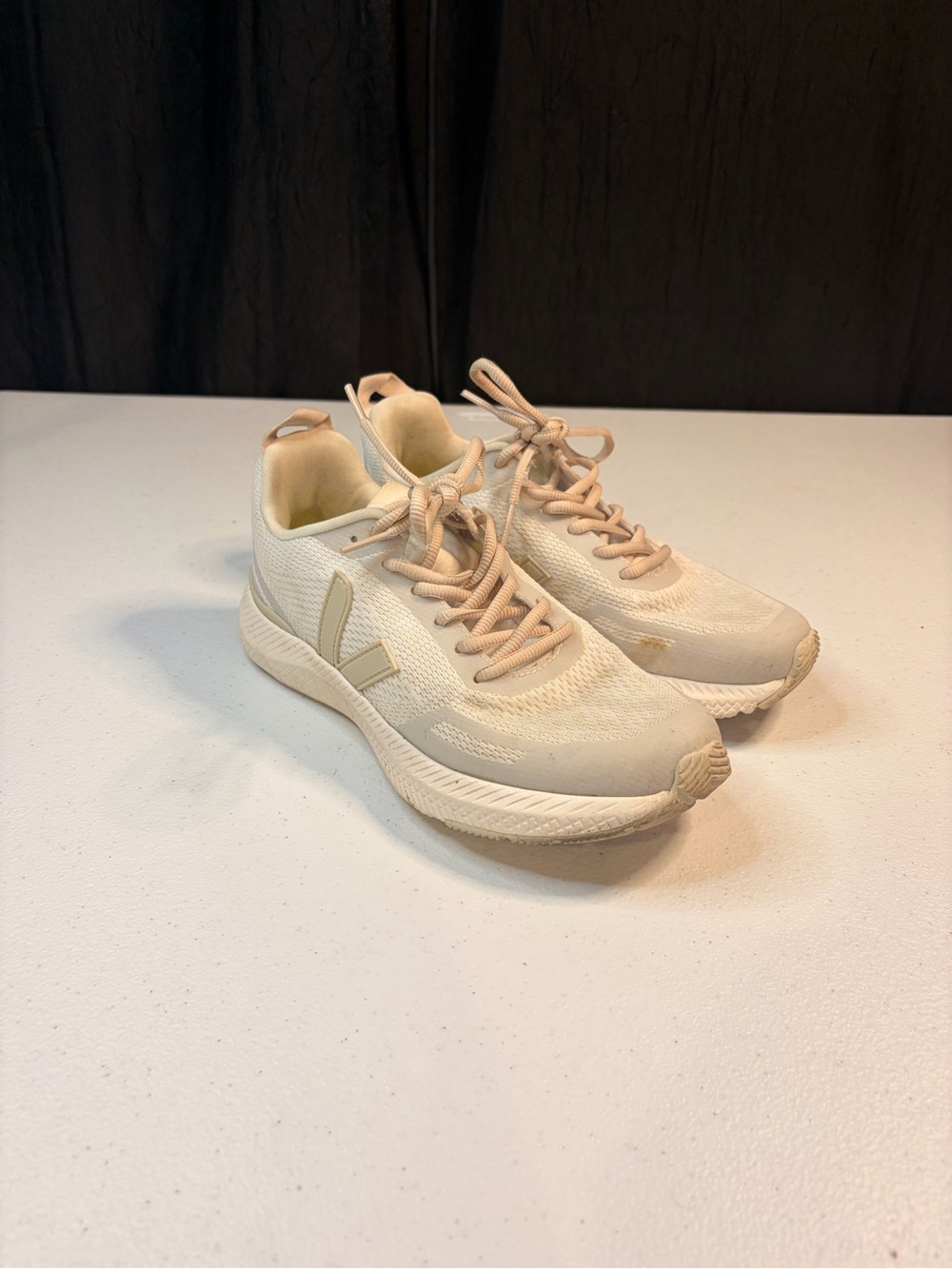 Veja Condor‎ 2 Alveomesh Running Shoes Cream Beige Womens Size 7 EUR 38